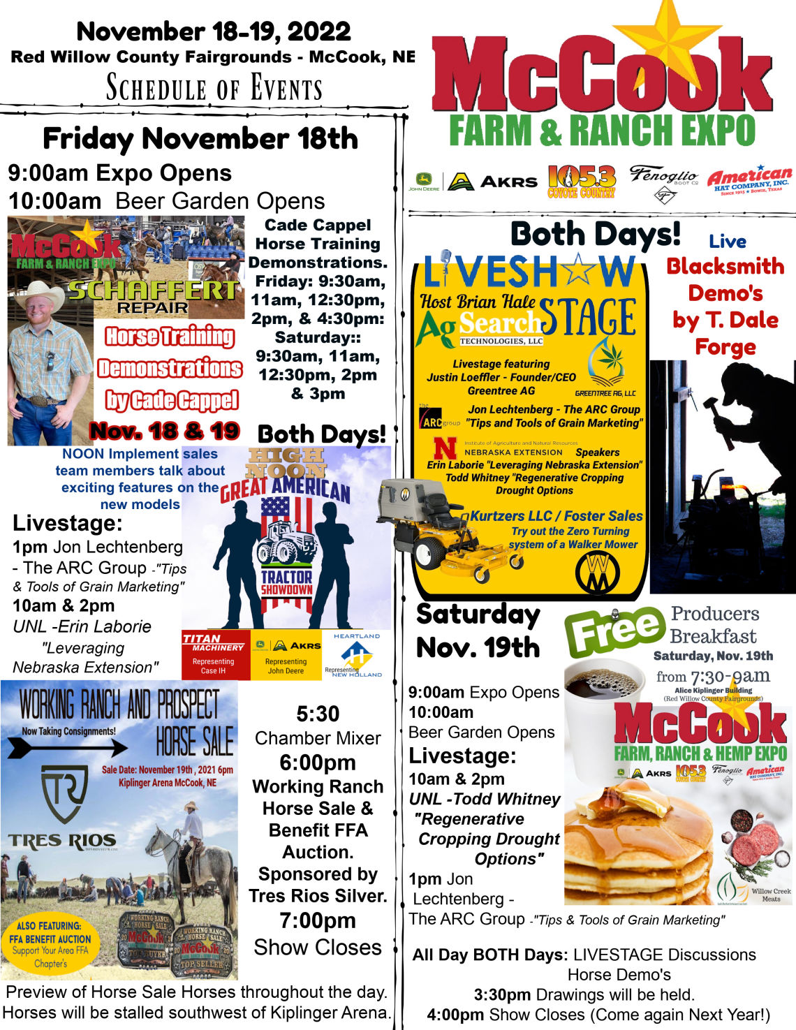 LIVESHOW at the McCook Farm, Ranch & Hemp Expo